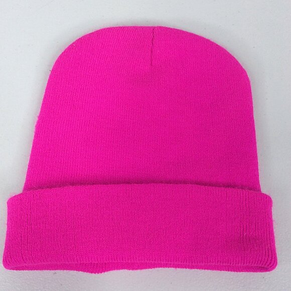 NFL Seattle Seahawks Beanie Hat Bright Pink Classic Patch Logo - Picture 4 of 6